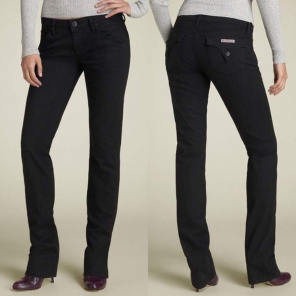 Hudson Jeans Denim - Hudson Stella Skinny Stretch Black Jeans size 28